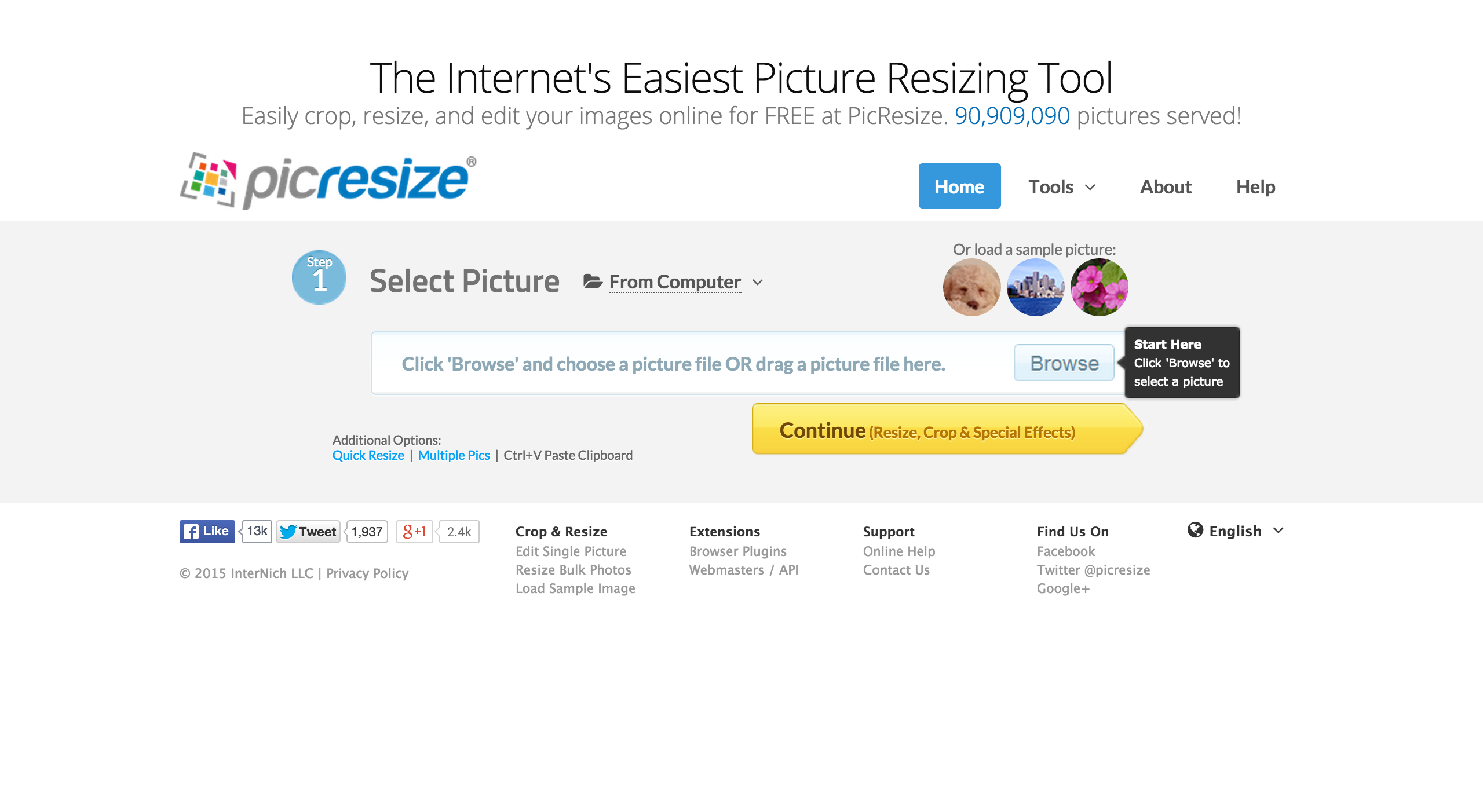 Free Online Picture Resizer